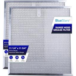 [Lifetime Warranty] 99010316 Range Hood Grease Filter 11 1/4" x 11 3/4" x 3/8" - Compatible with Broan Kenmore Sears QT20000 Series - Replaces S99010316 WA65AF 990721400A - Pack of 2 thumbnail 0