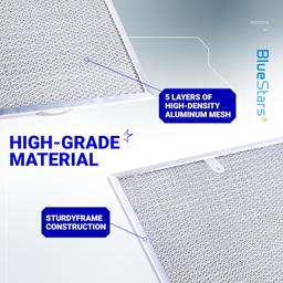 [Lifetime Warranty] 99010316 Range Hood Grease Filter 11 1/4" x 11 3/4" x 3/8" - Compatible with Broan Kenmore Sears QT20000 Series - Replaces S99010316 WA65AF 990721400A - Pack of 2 thumbnail 6