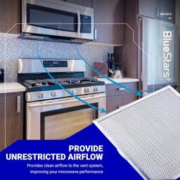 [Lifetime Warranty] 99010316 Range Hood Grease Filter 11 1/4" x 11 3/4" x 3/8" - Compatible with Broan Kenmore Sears QT20000 Series - Replaces S99010316 WA65AF 990721400A - Pack of 2 thumbnail 1