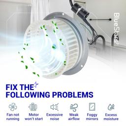 [Lifetime Warranty] 0695B000 695B000 Bathroom Fan Motor Assembly thumbnail 5