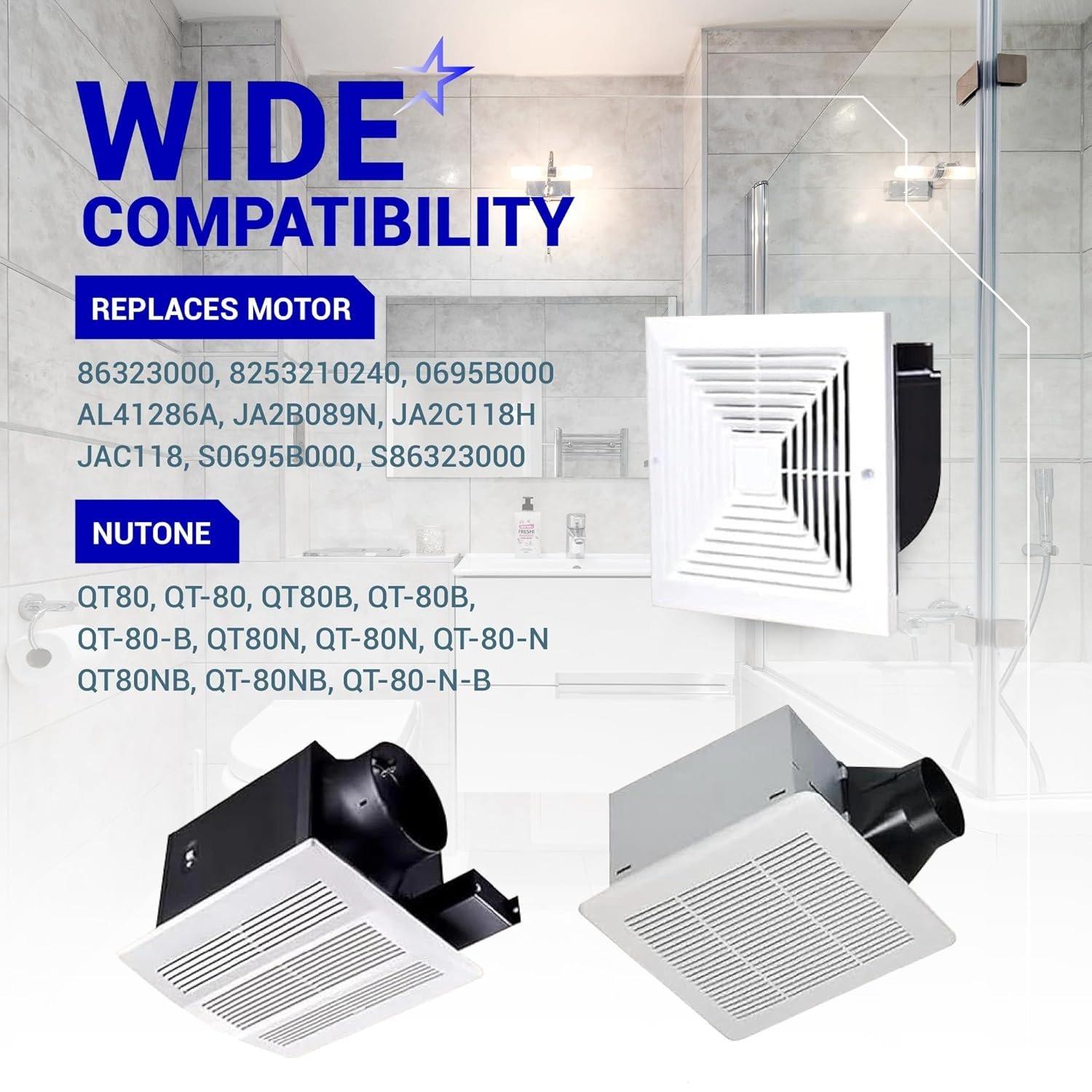 [Lifetime Warranty] 0695B000 695B000 Bathroom Fan Motor Assembly image 6