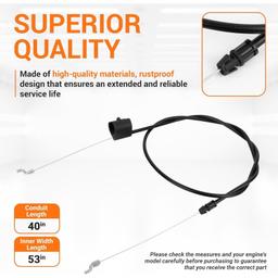 946-1130 746-1130 Engine Control Cable thumbnail 1