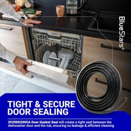 [Lifetime Warranty] 3920DD3005A Dishwasher Door Gasket Seal - LG and Kenmore Dishwasher - Replaces 1267456 AP4437203 AH3522654 PS3522654 EAP3522654 PD00001769 3920DD3003A thumbnail 8