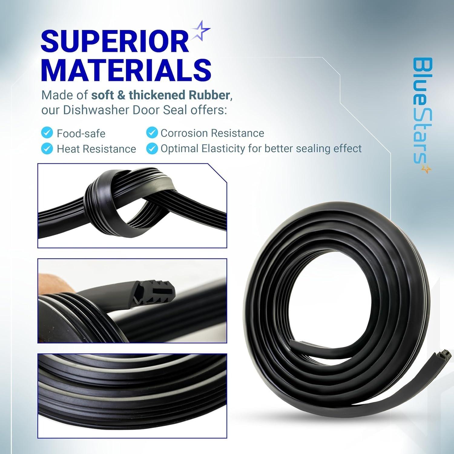 [Lifetime Warranty] 3920DD3005A Dishwasher Door Gasket Seal - LG and Kenmore Dishwasher - Replaces 1267456 AP4437203 AH3522654 PS3522654 EAP3522654 PD00001769 3920DD3003A image 5