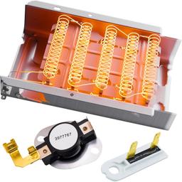 [Lifetime Warranty] 279838 WED5000DW2 Dryer Heating Element 3977767 3392519 Thermal fuse Dryer Repair Kit For Whirlpool Kenmore MEDB835DW4 GEW9250PW1 GEW9250PW0 WED5100HW1 WED8300SW2 GEW9200LW1 thumbnail 0