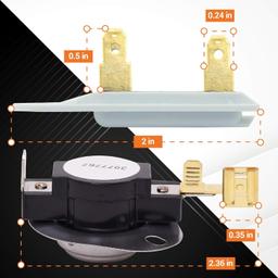 [Lifetime Warranty] 279838 WED5000DW2 Dryer Heating Element 3977767 3392519 Thermal fuse Dryer Repair Kit For Whirlpool Kenmore MEDB835DW4 GEW9250PW1 GEW9250PW0 WED5100HW1 WED8300SW2 GEW9200LW1 thumbnail 4