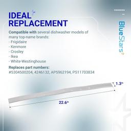 [Lifetime Warranty] 5304500204 Dishwasher Bottom Door Gasket Replacement - Compatible with Frigidaire Kenmore Crosley Dishwashers - Replaces 4246132, AP5962194, PS11703834 thumbnail 6