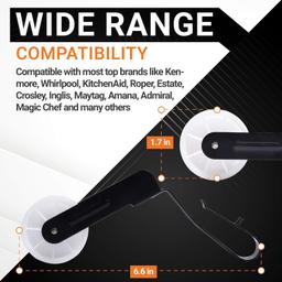 [Lifetime Warranty] 691366 Dryer Idler Pulley - Compatible with Whirlpool Kenmore Maytag Roper - Replaces W10612905 WP691366 AP6010582 239477 3394332 347034 347226 PS11743765 WED4815EW1 NED4655EW1 thumbnail 1