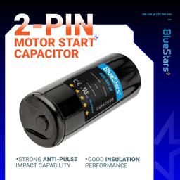 [Lifetime Warranty] 400-480 uF MFD 110-125 VAC Round Motor Start Capacitor 50/60 Hz AC Electric Replacement thumbnail 9