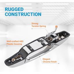 [Lifetime Warranty] 22738722 Front Right Passenger Side Exterior Chrome Door Handle thumbnail 6