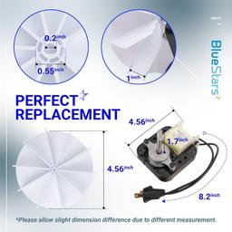 [Lifetime Warranty] SM550 Bathroom Fan Motor Electric Vent Fan thumbnail 6
