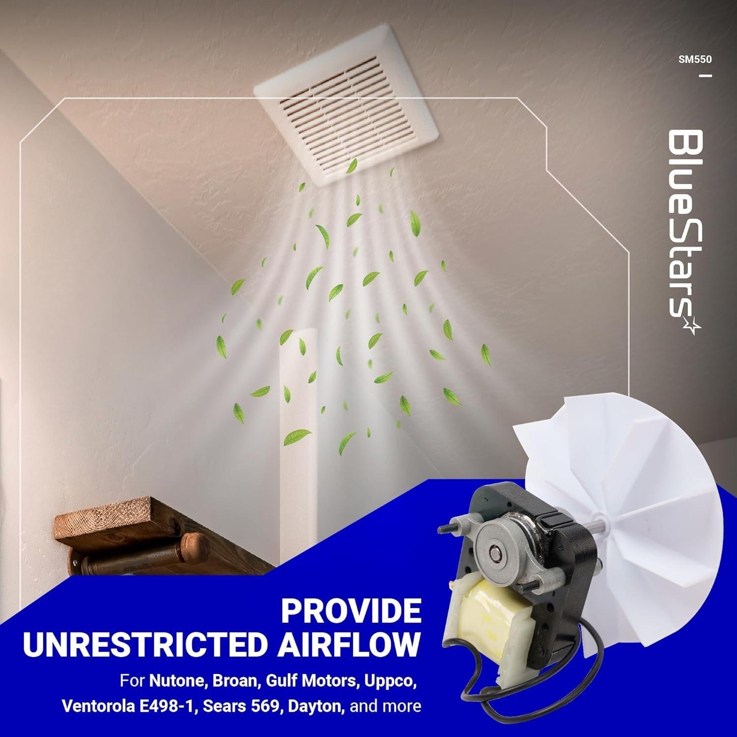 [Lifetime Warranty] SM550 Bathroom Fan Motor Electric Vent Fan image 5