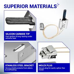 [Lifetime Warranty] Gas Range Oven Igniter WB13X25500 thumbnail 2