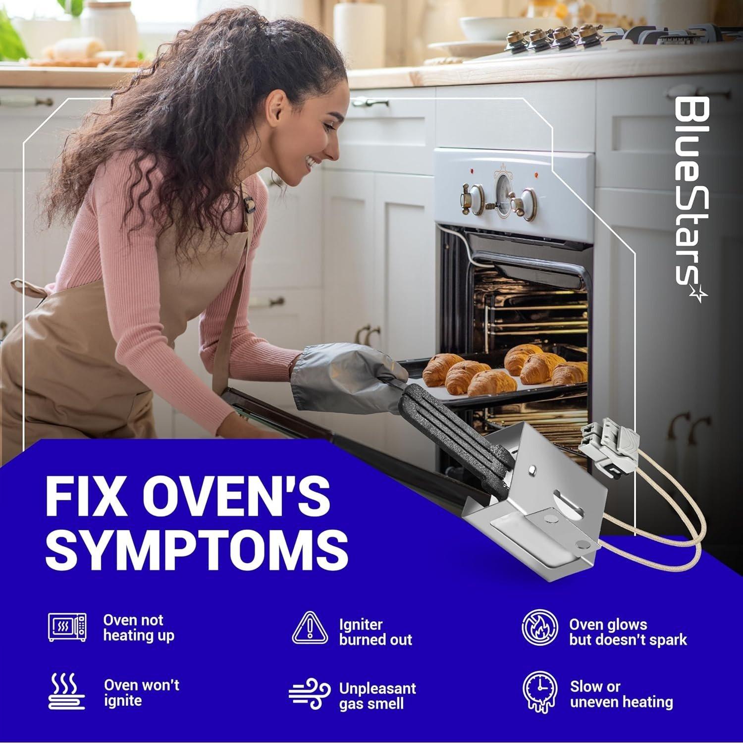 [Lifetime Warranty] Gas Range Oven Igniter WB13X25500 image 3