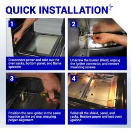 [Lifetime Warranty] Gas Range Oven Igniter WB13X25500 thumbnail 7