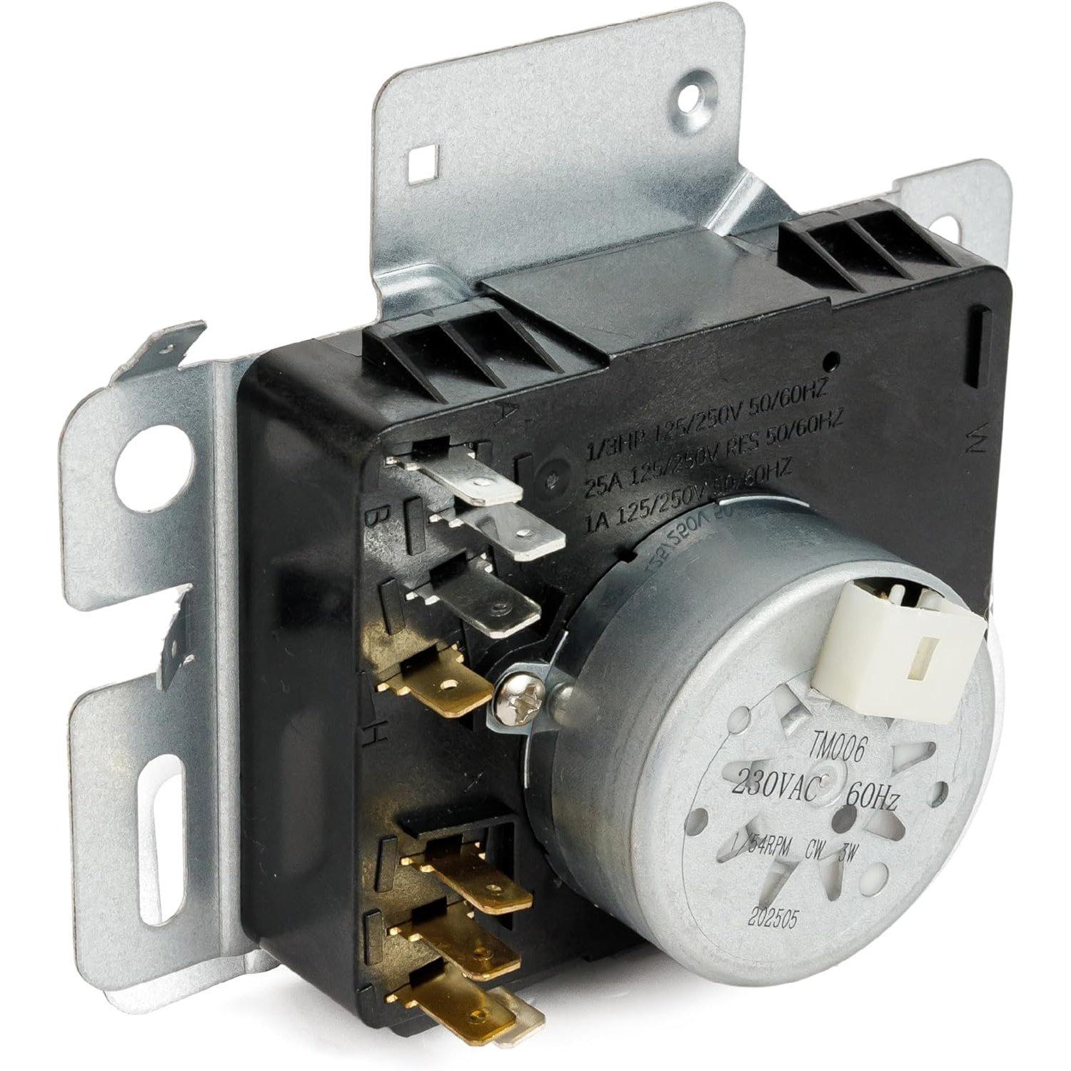 [Lifetime Warranty] W10745655 Dryer Timer - Compatible with Maytag Whirlpool Crosley Amana 230VAC 60Hz Dryer Models YNED4655EW1 4KWED4605FW0 - Replaces W10857612 W10436308 AP6003908 image 0