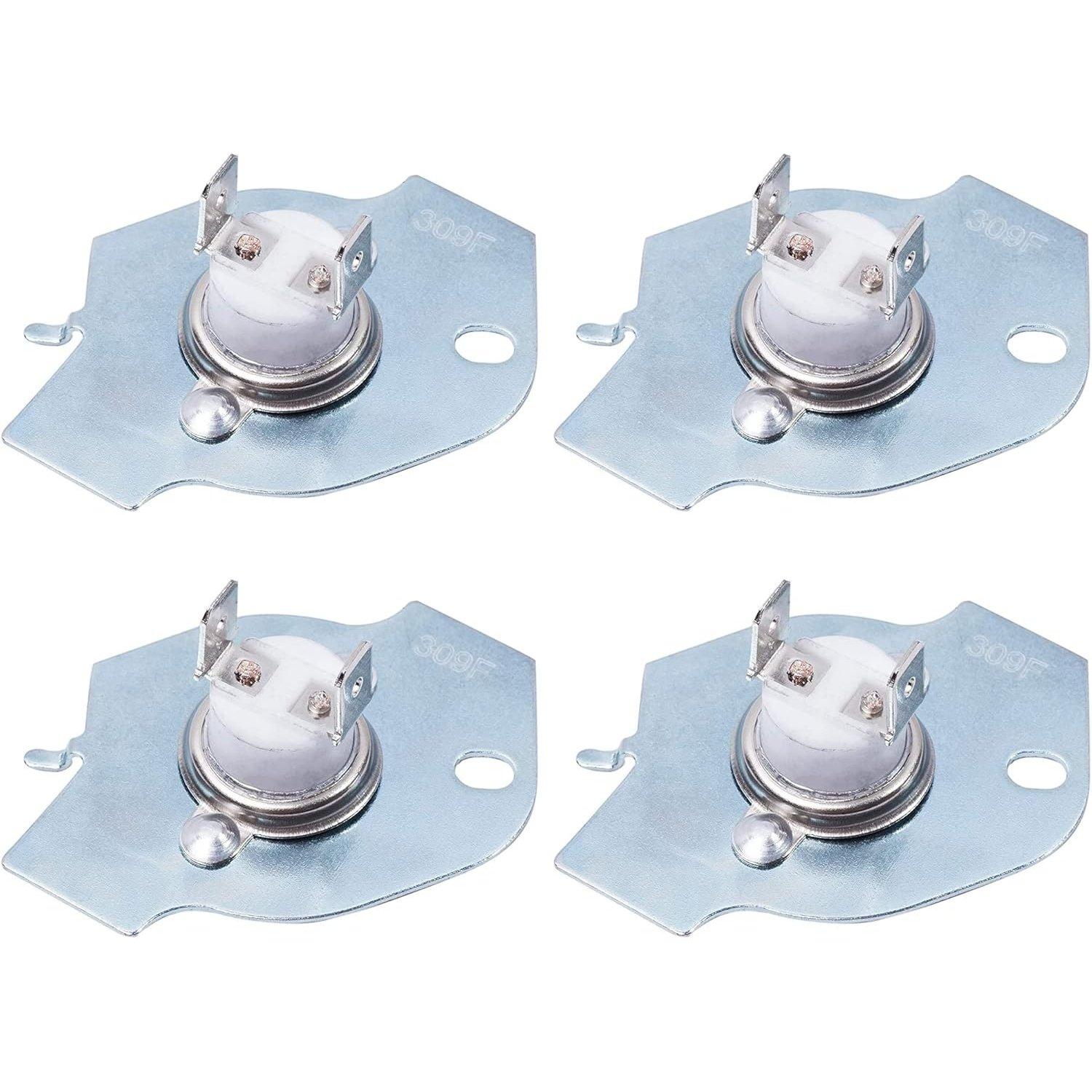 [Lifetime Warranty] 3977393 Dryer Thermal Fuse - Compatible with Whirlpool Maytag Roper Kenmore KitchenAid Dryers - Replaces 279816VP 2651 3399848 AP3094244 PS334299 EAP334299 - Pack of 4 image 0