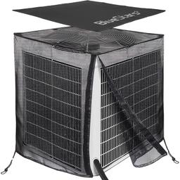 [Lifetime Warranty] 2 in 1 Central Air Conditioner Cover for Outside Units 36"x36"x40" - Full Mesh Design & Detachable Waterproof Top AC Cover thumbnail 0