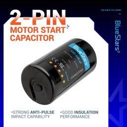 [Lifetime Warranty] 540-648 uF MFD 110-125 VAC ±20% CD60 Round Start Capacitor - Fits OEM Single Phase Motor, Heat Pump thumbnail 3