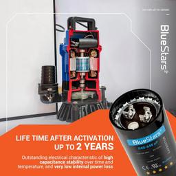 [Lifetime Warranty] 540-648 uF MFD 110-125 VAC ±20% CD60 Round Start Capacitor - Fits OEM Single Phase Motor, Heat Pump thumbnail 8