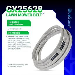 [Lifetime Warranty] GX25628 Deck Belt - 0.5'' x 118.63'' thumbnail 4