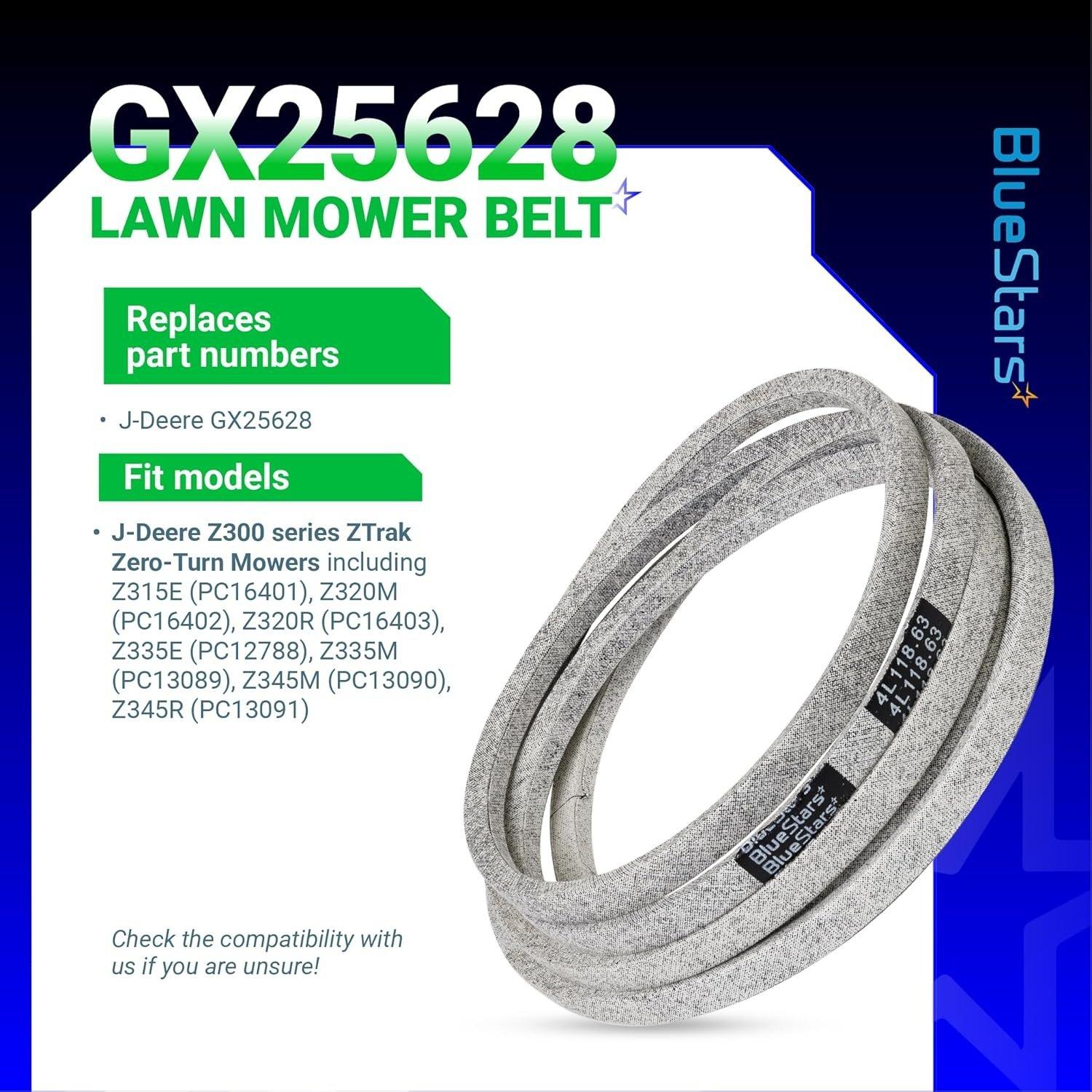 [Lifetime Warranty] GX25628 Deck Belt - 0.5'' x 118.63'' image 4