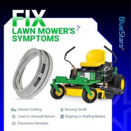 [Lifetime Warranty] GX25628 Deck Belt - 0.5'' x 118.63'' thumbnail 2