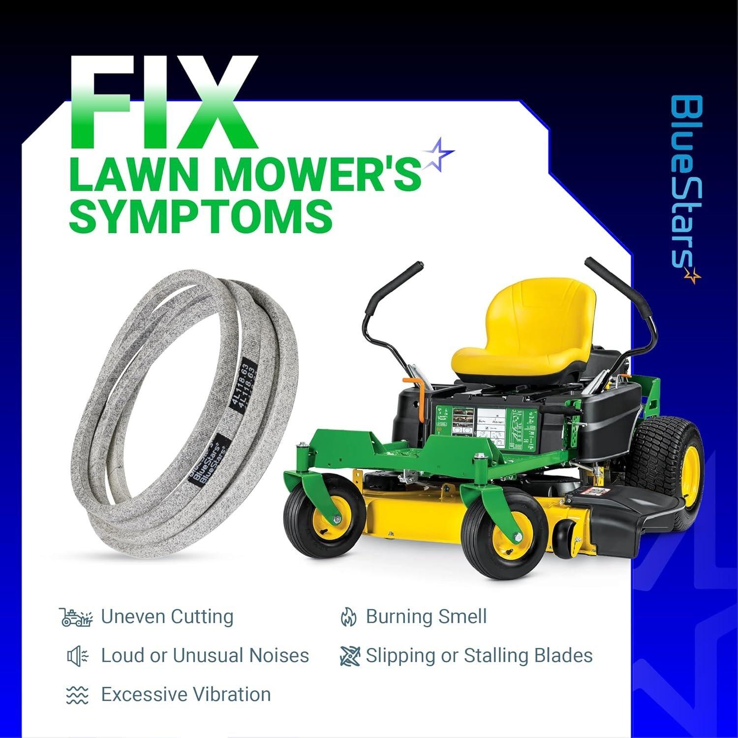 [Lifetime Warranty] GX25628 Deck Belt - 0.5'' x 118.63'' image 2