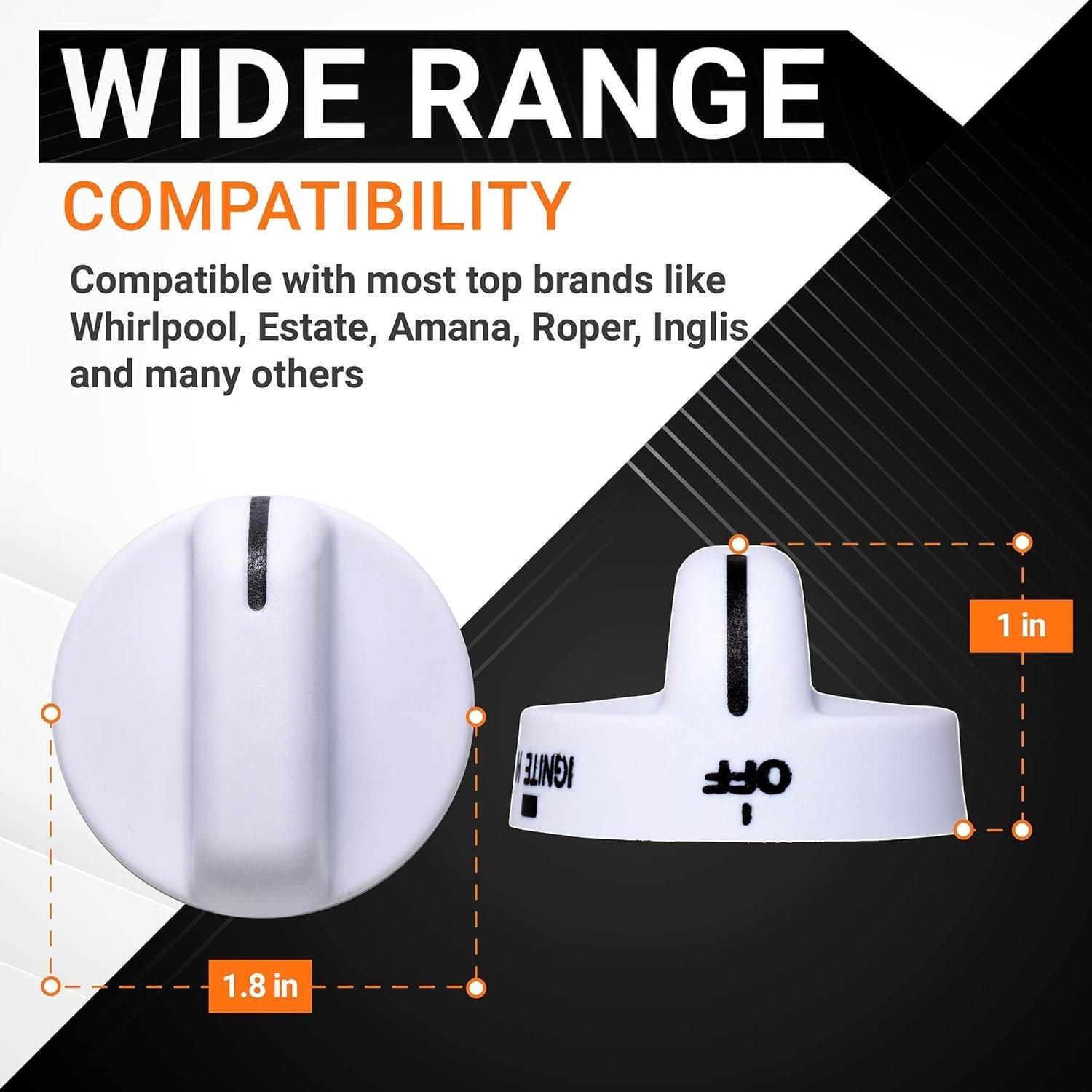 WP8273104 8273104 Surface Burner Knobs - Pack of 4 image 5