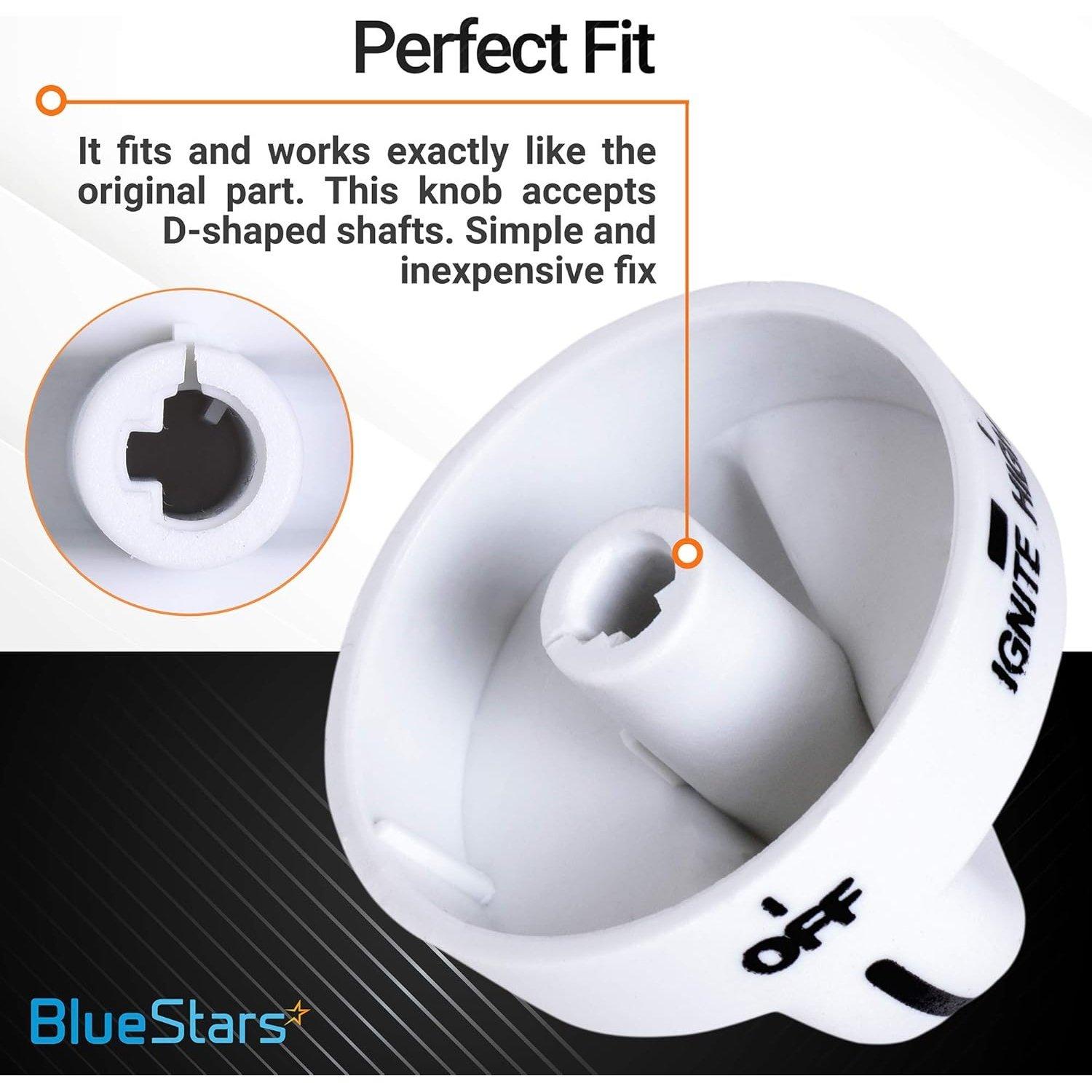 WP8273104 8273104 Surface Burner Knobs - Pack of 4 image 2