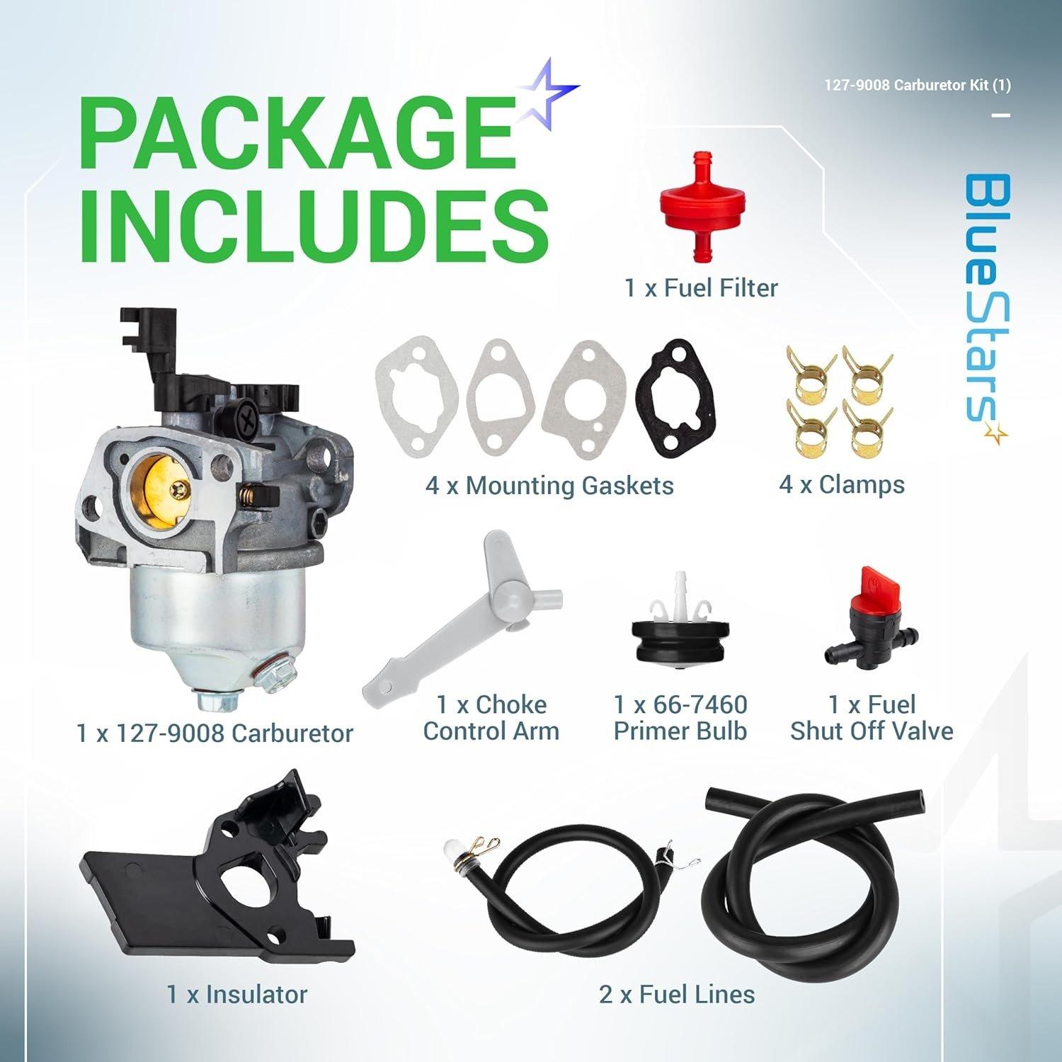 [Lifetime Warranty] 38744 127-9008 Carburetor Compatible with Toro Power Clear image 5