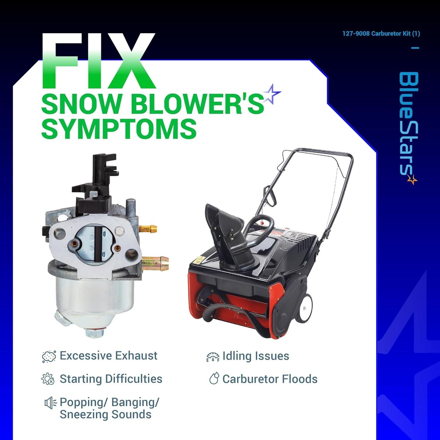 [Lifetime Warranty] 38744 127-9008 Carburetor Compatible with Toro Power Clear image 2