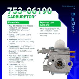 [Lifetime Warranty] 753-06190 WT-973 Carburetor thumbnail 6