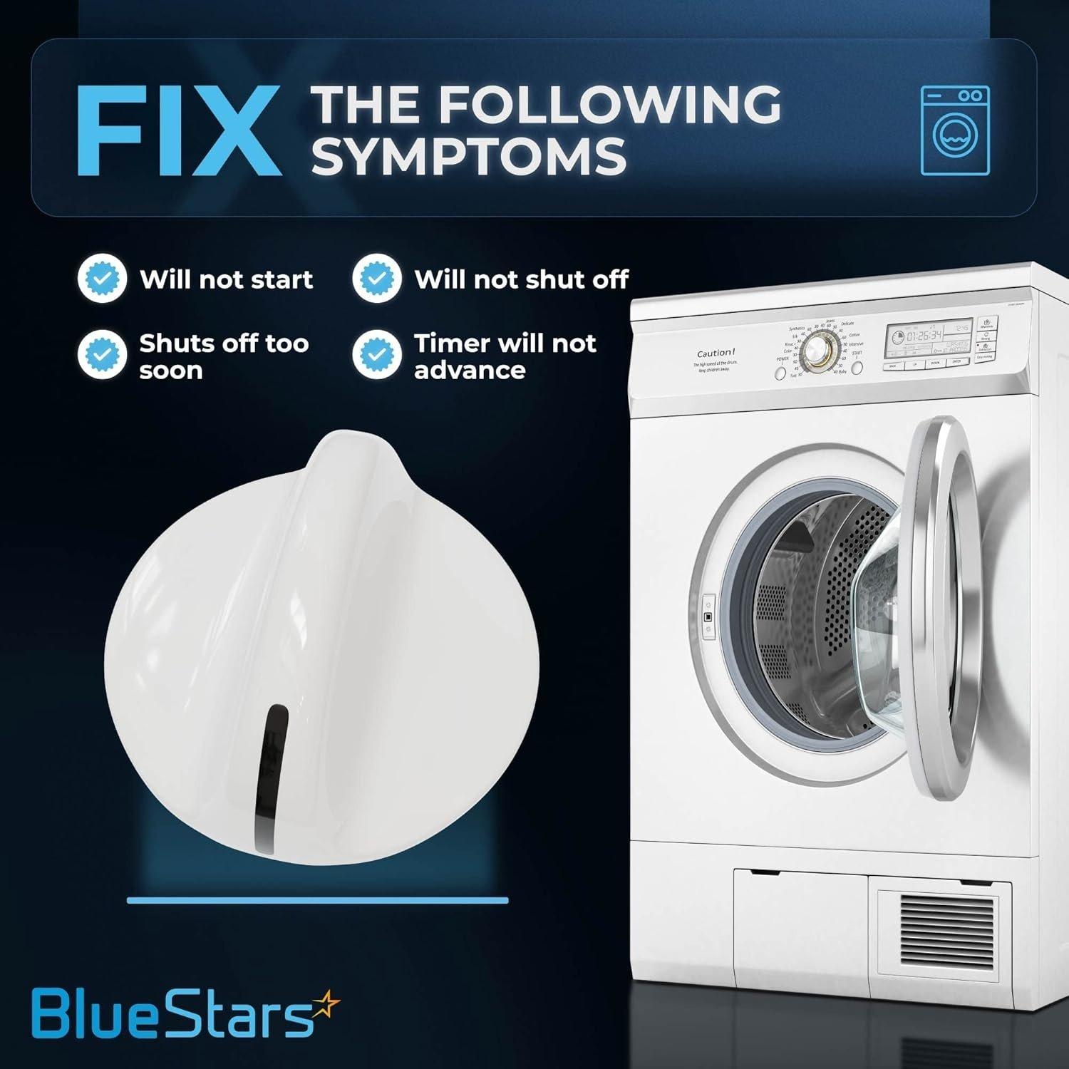 [Lifetime Warranty] 131965300 Dryer Timer Knob - Compatible with Frigidaire & Electrolux Dryers - Replaces 131666601 131666604 AP2107936 PS419092 - Pack of 2 image 6