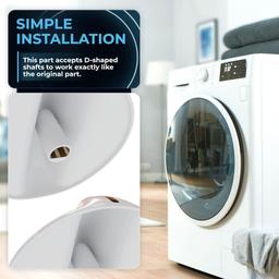 [Lifetime Warranty] 131965300 Dryer Timer Knob - Compatible with Frigidaire & Electrolux Dryers - Replaces 131666601 131666604 AP2107936 PS419092 - Pack of 2 thumbnail 4