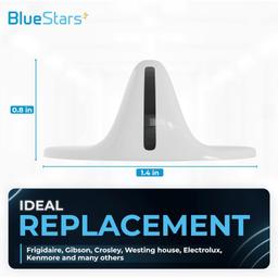 [Lifetime Warranty] 131965300 Dryer Timer Knob - Compatible with Frigidaire & Electrolux Dryers - Replaces 131666601 131666604 AP2107936 PS419092 - Pack of 2 thumbnail 1