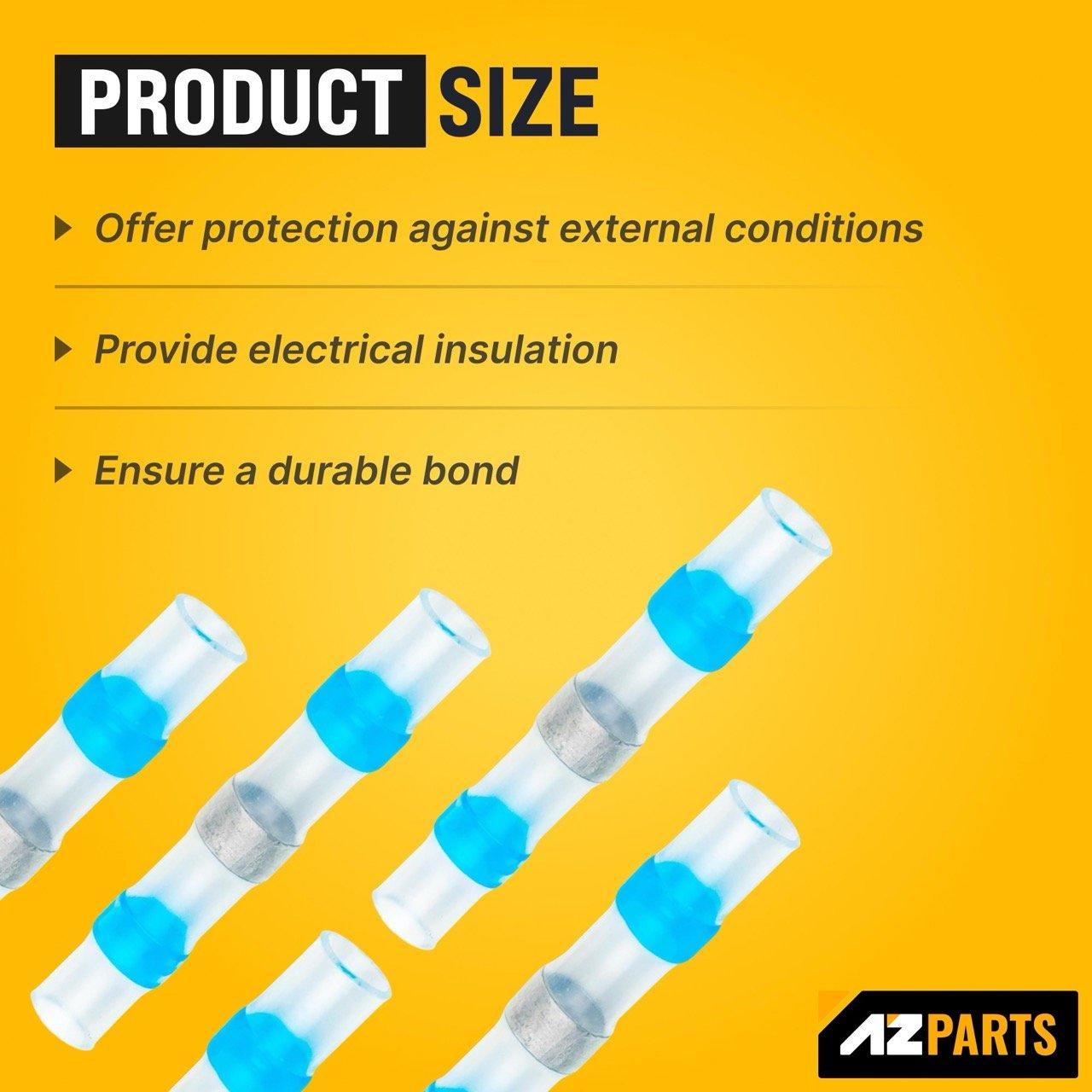 [Lifetime Warranty] 200 PCS Blue Solder Seal Wire Connectors image 2