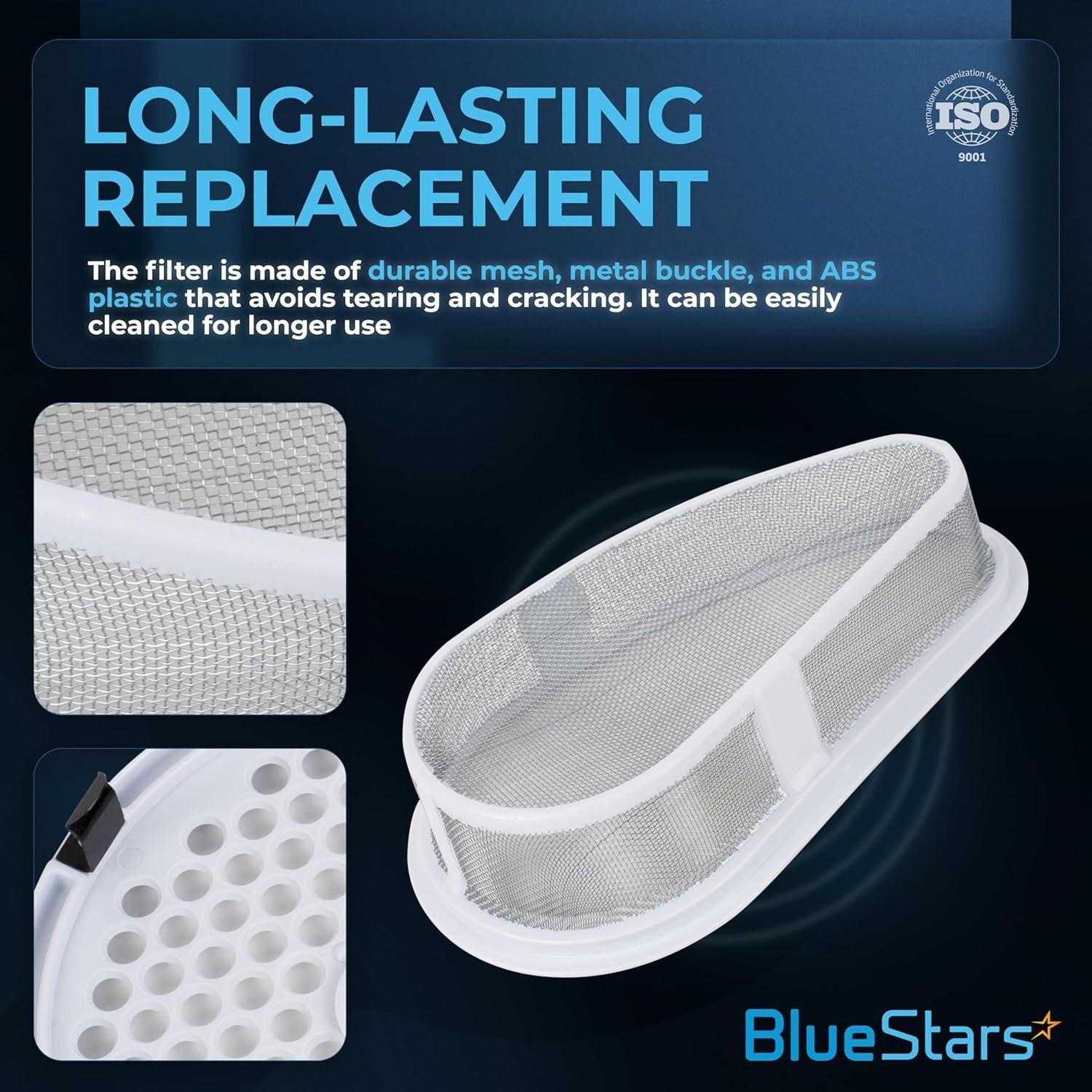 [Lifetime Warranty] W10828351 Dryer Lint Filter & Cover with Stainless Steel Mesh Screen - Compatible with Whirlpool Kenmore Dryer/Washer - Replaces 8531964 8531966 8531967 AP5985829 image 5