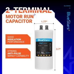 [Lifetime Warranty] [UL Listed] CBB60 60 uF MFD Â±5% 250 VAC 50/60 Hz Round Run Start Capacitor - Fits Air Conditioner, Heat Pump, Pool Pump thumbnail 8