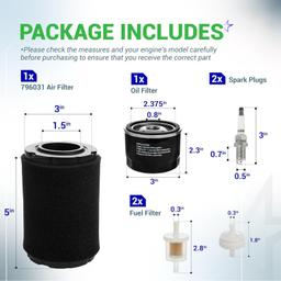 [Lifetime Warranty] MIU14395 796031 Air Filter 492932S 492932 Oil Filter thumbnail 3