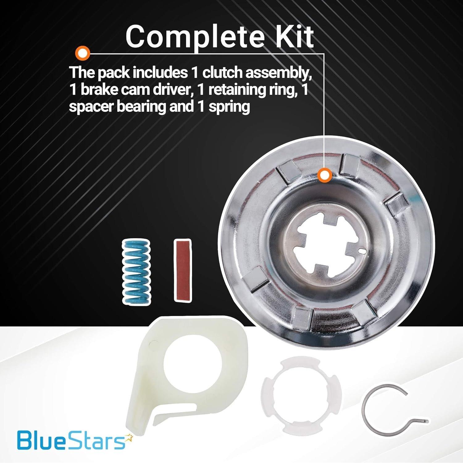 [Lifetime Warranty] 285785 Washer Clutch Kit Replacement - Compatible with Whirlpool & Kenmore Washers - Replaces 285331 3351342 3946794 3951311 AP3094537 image 1