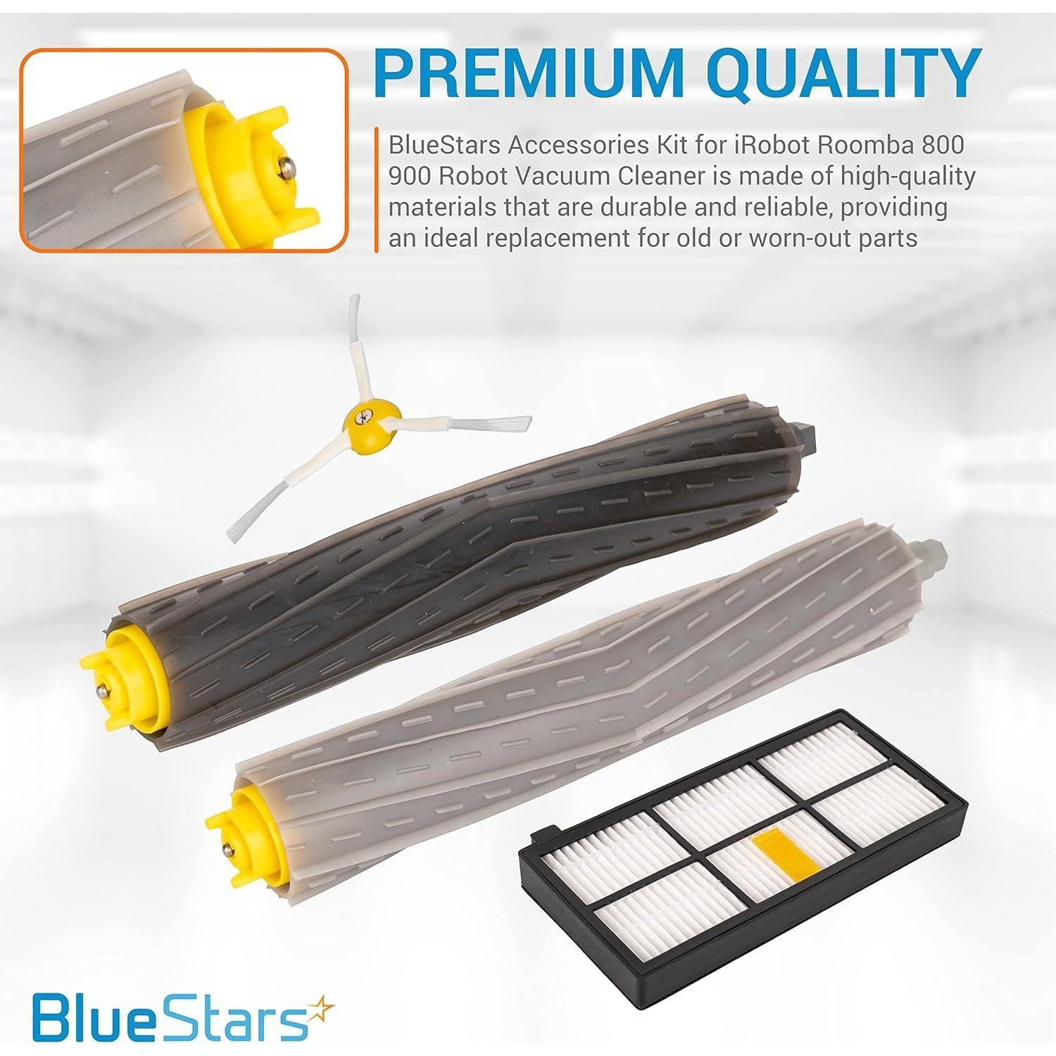 [Lifetime Warranty] Accessories Parts Kit for iRobot Roomba 800 900 Series 805 860 870 871 880 890 960 - 1 Debris Extractor, 3 HEPA Filters, 3 Side Brushes - Extra Screws image 5