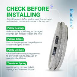 [Lifetime Warranty] Mower Deck Belt GX26422 145.5" x 0.5" thumbnail 7