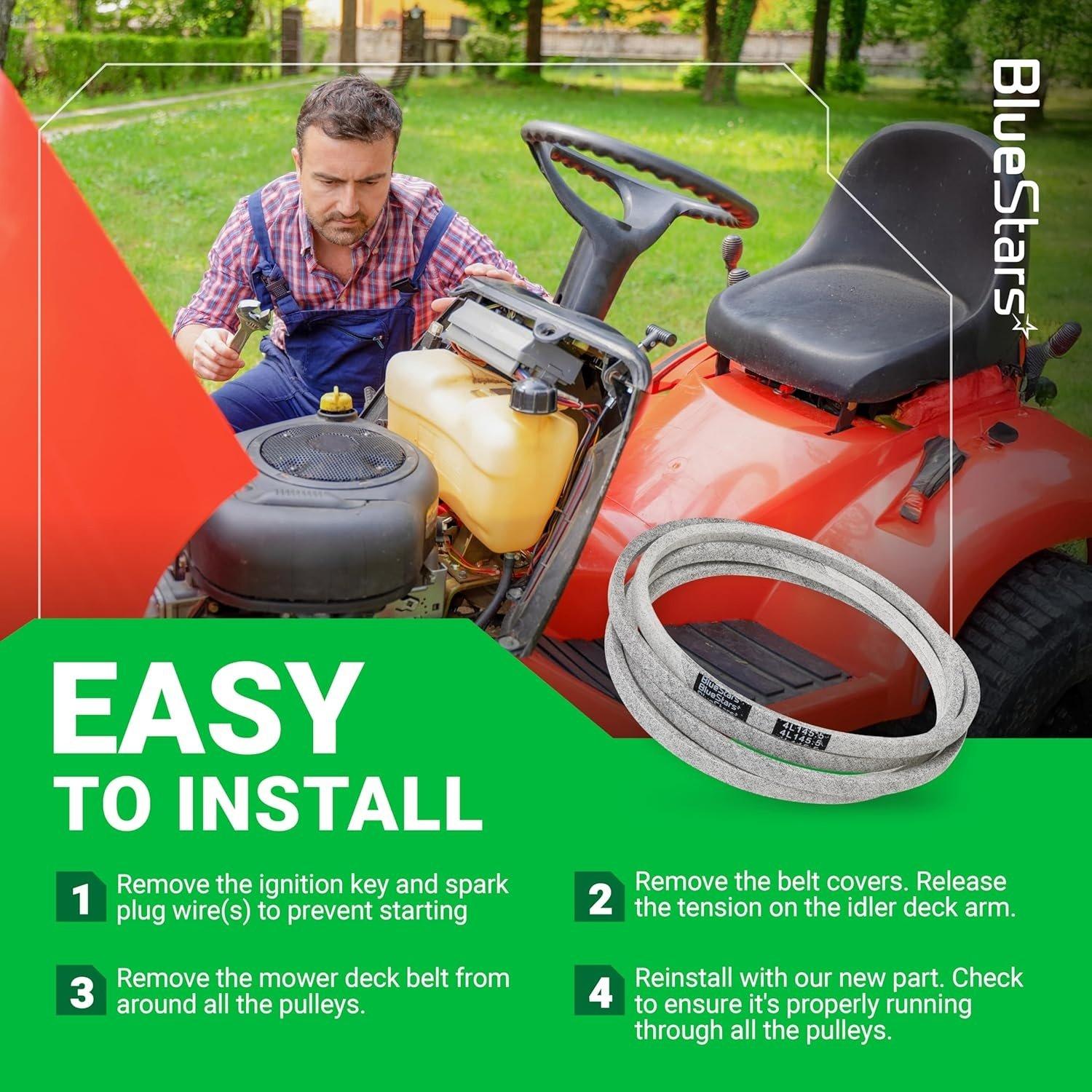 [Lifetime Warranty] Mower Deck Belt GX26422 145.5" x 0.5" image 1