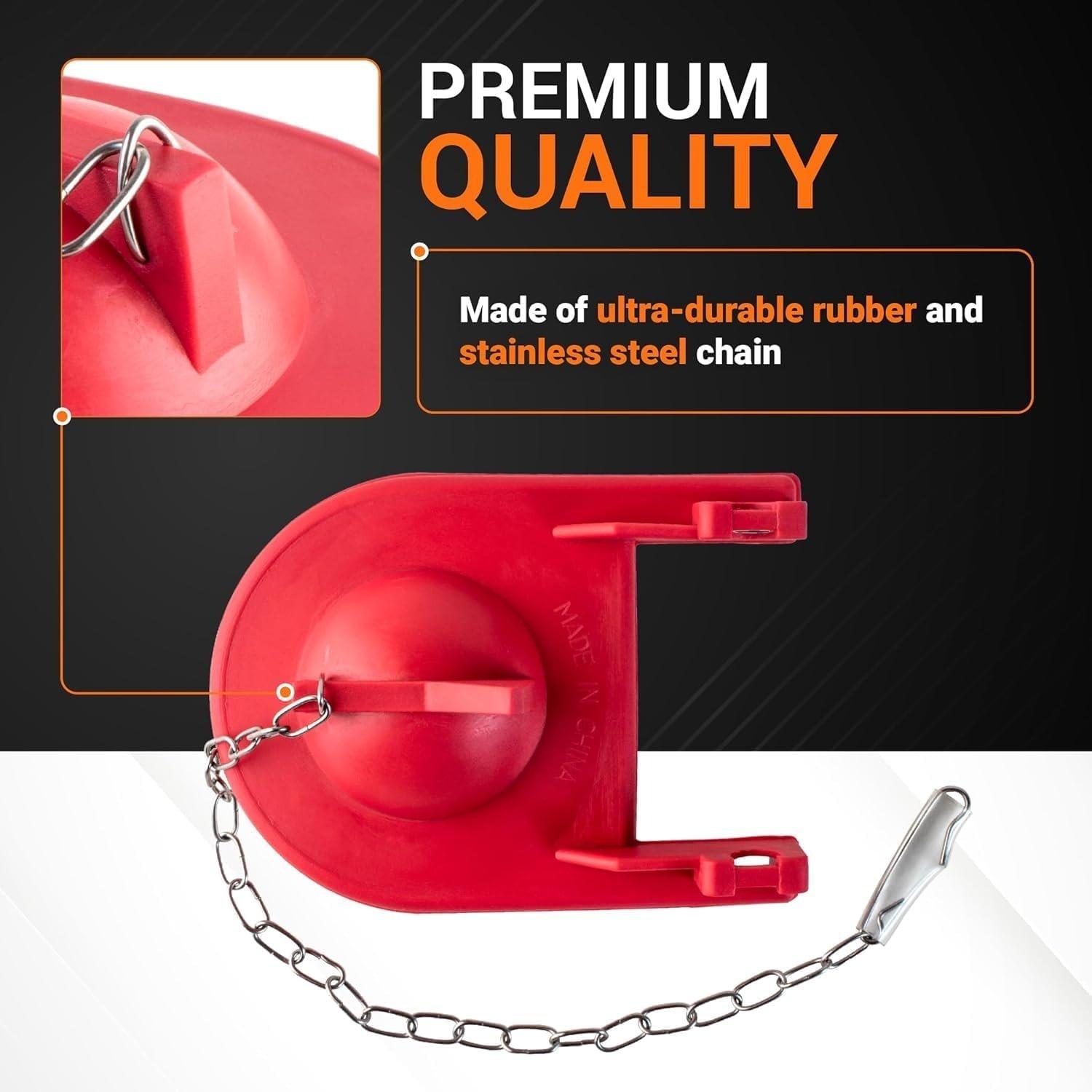 [Lifetime Warranty] 2-pack 84138 Toilet Flapper image 3