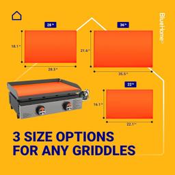 [Lifetime Warranty] 22" Silicone Griddle Mat thumbnail 5