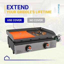 [Lifetime Warranty] 22" Silicone Griddle Mat thumbnail 9