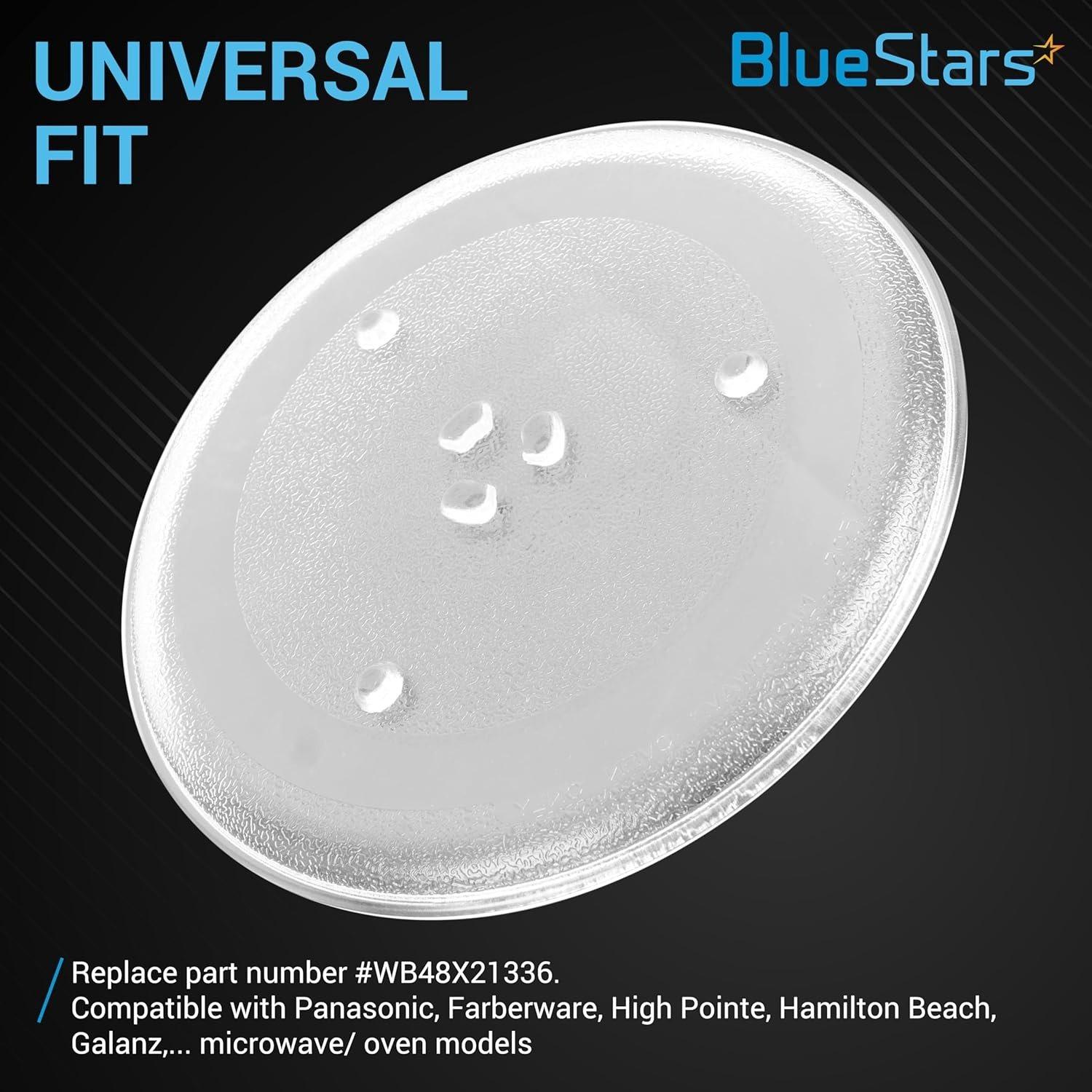 [Lifetime Warranty] 10.6" / 27cm Microwave Glass Plate - Replaces GE WB48X26755 WB49X10185 Emerson 252100500497 Whirlpool WPW10551236 - Compatible for Panasonic Toshiba Galanz Farberware Magic Chef image 3