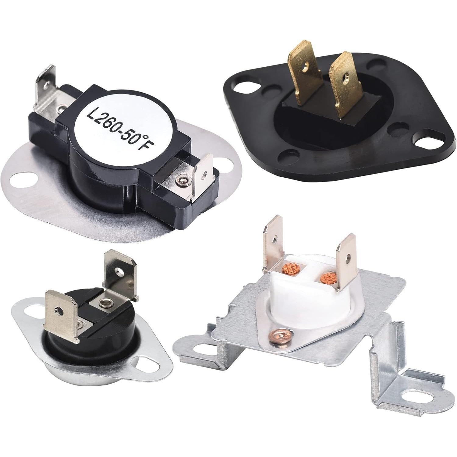 DC47-00016A Thermal Fuse DC96-00887A Thermal Fuse DC32-00007A Dryer Thermistor DC47-00018A Thermostat Dryer Kit image 0