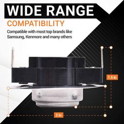 DC47-00016A Thermal Fuse DC96-00887A Thermal Fuse DC32-00007A Dryer Thermistor DC47-00018A Thermostat Dryer Kit thumbnail 6